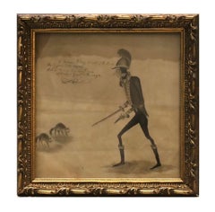 British caricature drawing