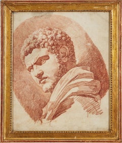 Antique  Caracalla, An 18th Century Drawing Attributed Drawing to Johan Tobias Sergel