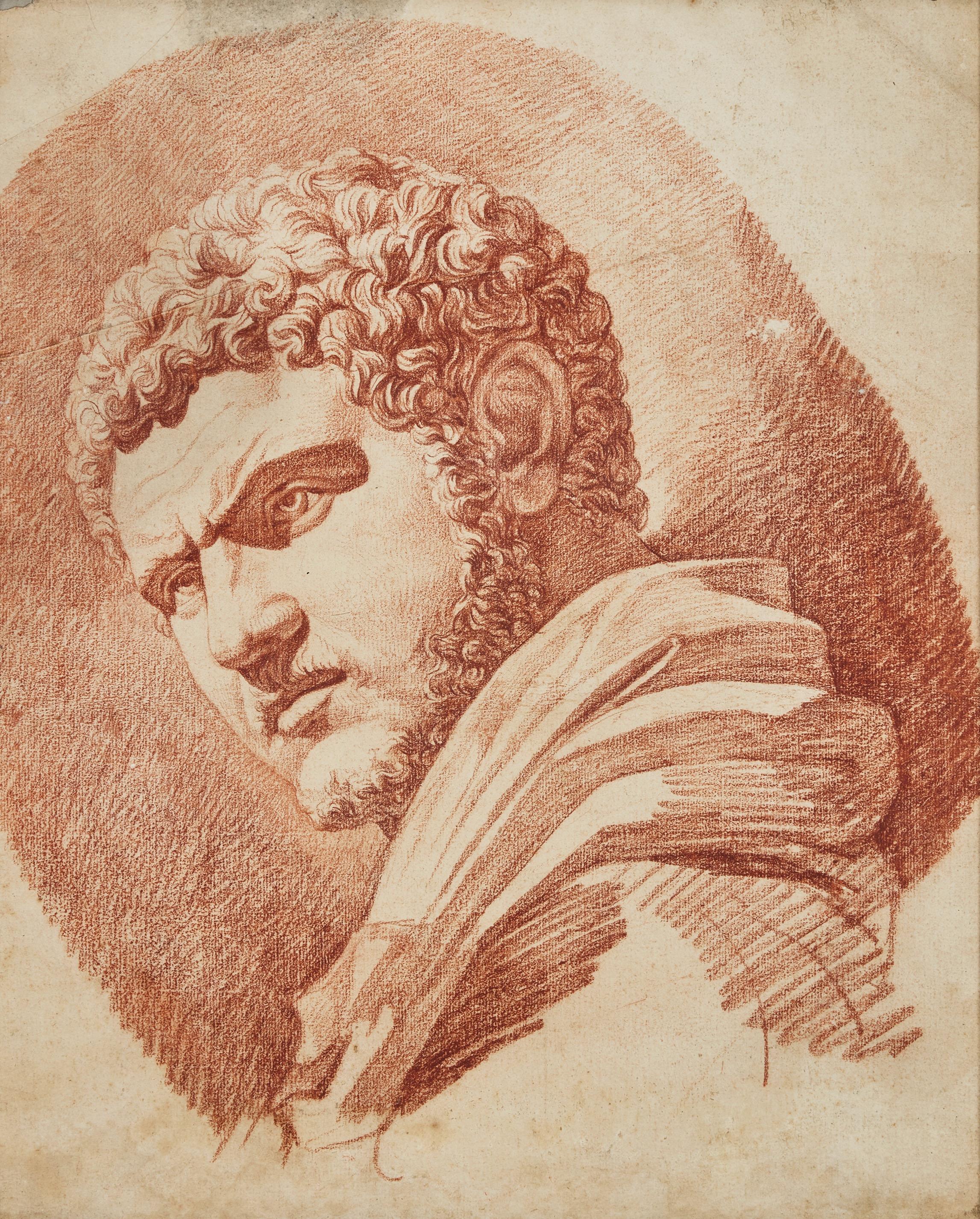  Caracalla, An 18th Century Drawing Attributed Drawing to Johan Tobias Sergel 1
