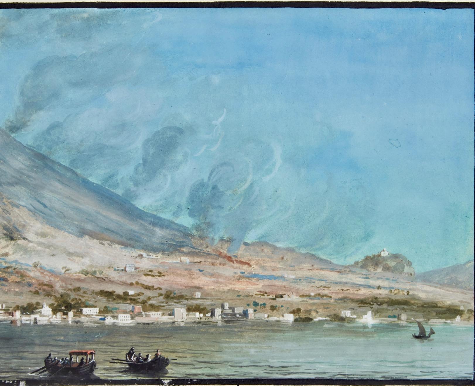 Erupción del Vesubio 1776 - Art Tierra de Unknown