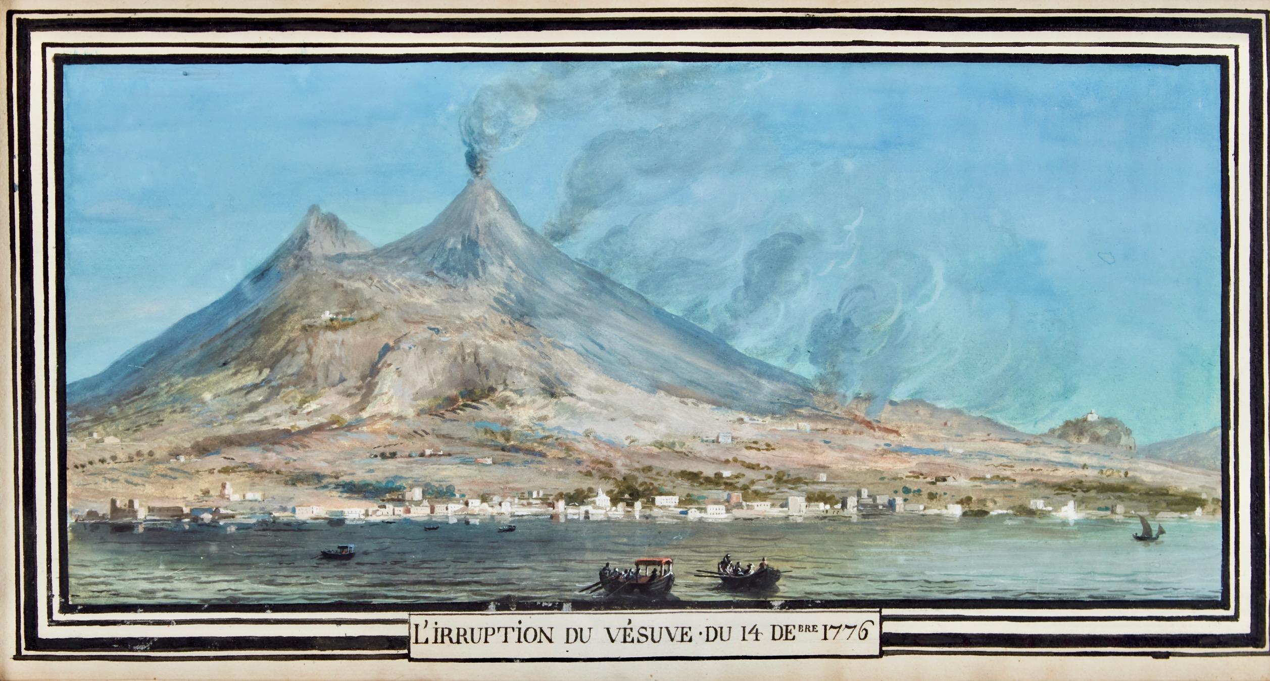 Erupción del Vesubio 1776 - Art de Unknown