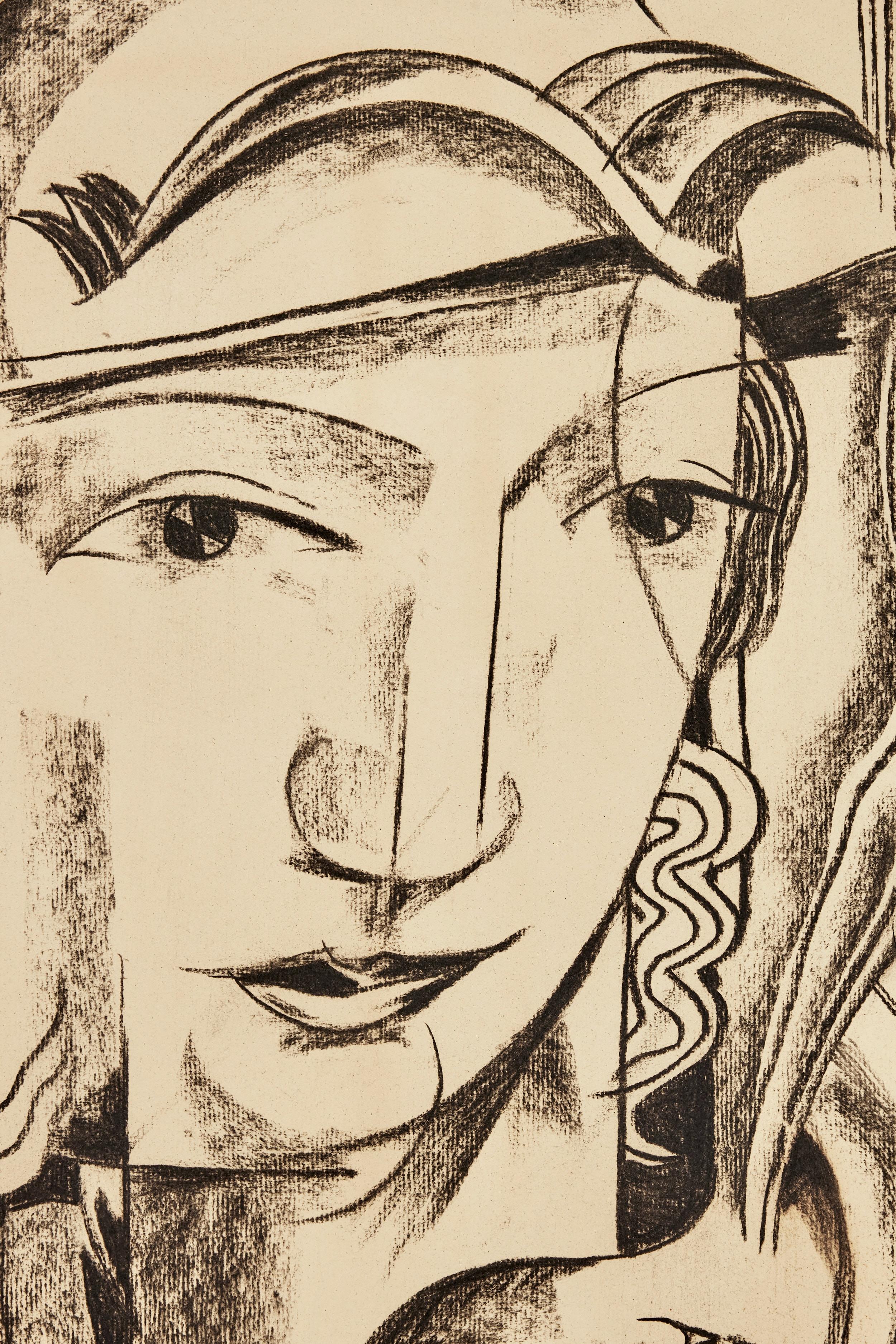 Hermes 1929 (Beige), Portrait, von Edvard Andersson