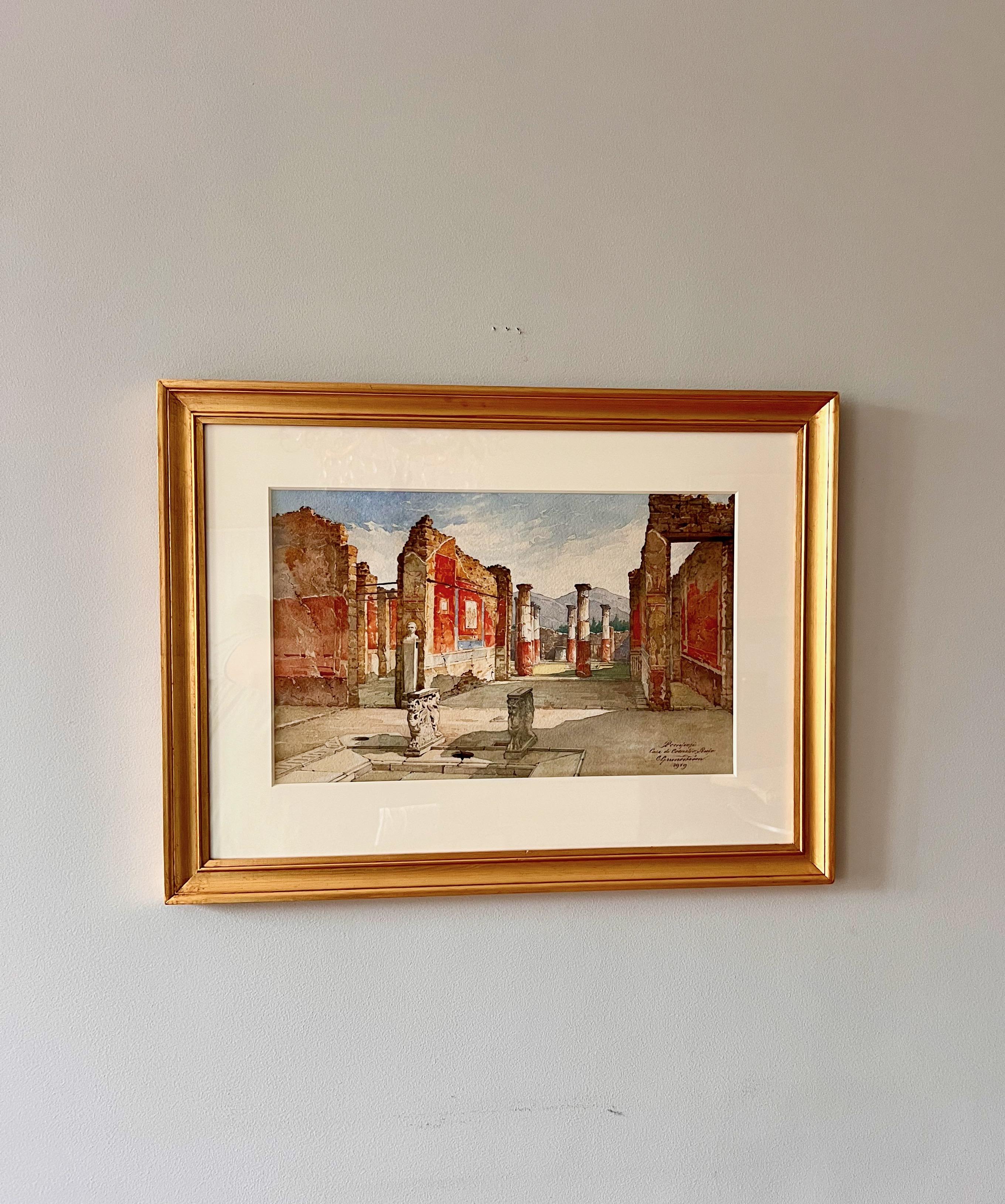 Vue de Pompéi en vente 1
