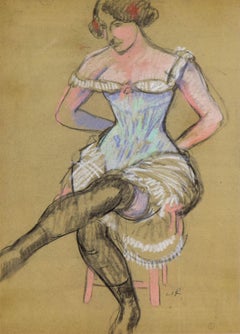 Post-Impressionist Portrait Drawings and Watercolors