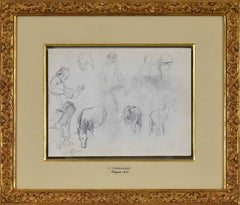 Impressionist Figurative Drawings and Watercolours