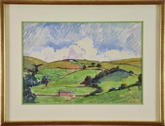 Paysage by LUDOVIC-RODO PISSARRO (1878-1952) - Pastoral watercolour on paper