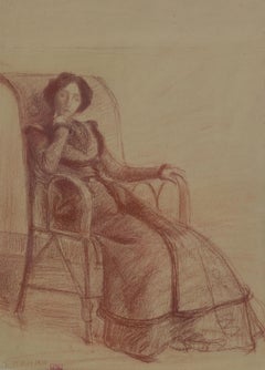 Madame Petitjean Assise, 19 mai 1901 by Hippolyte Petitjean