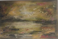 La Rivière de Dotahn by Lélia Pissarro - Pastel on paper