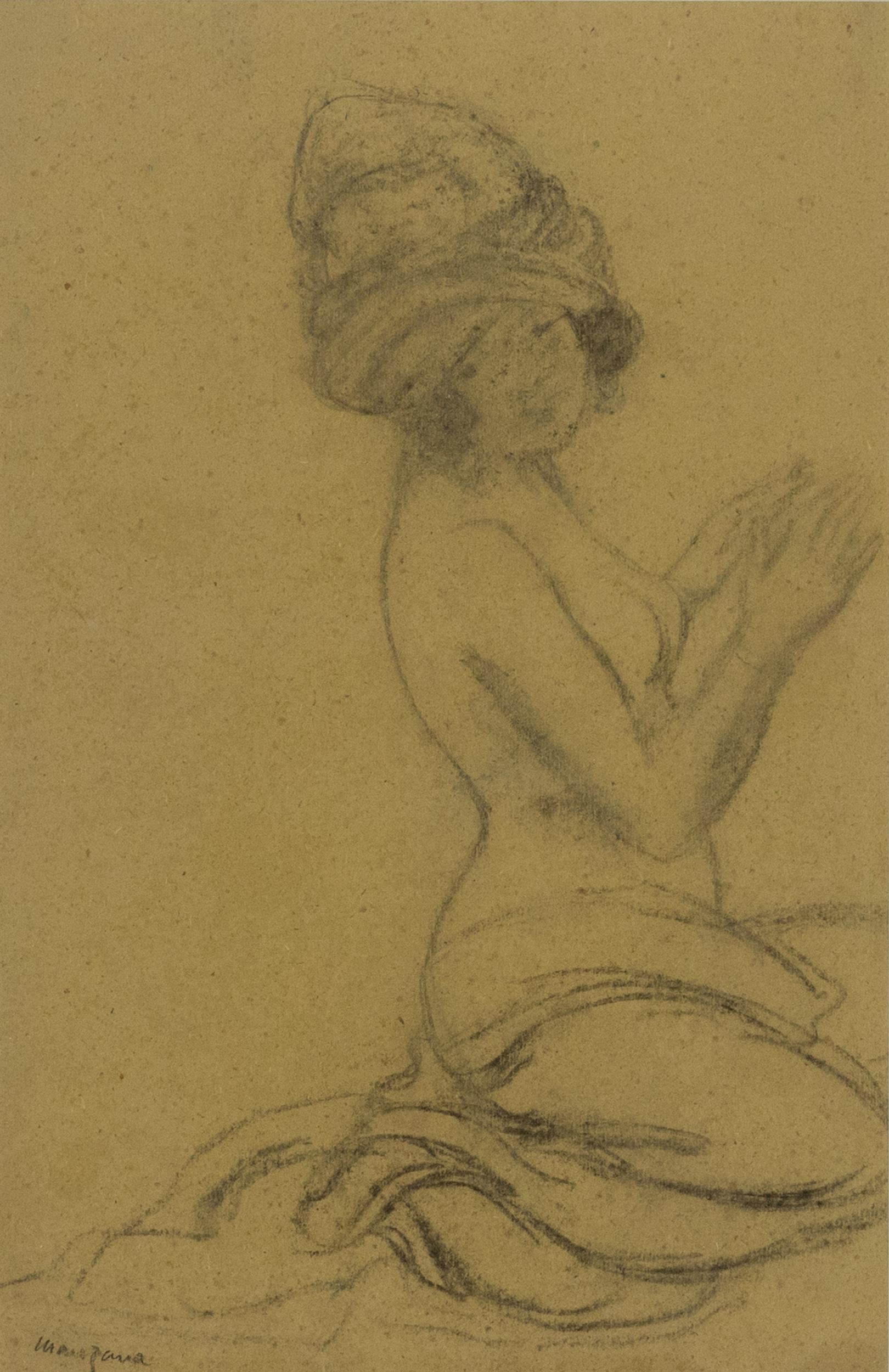 Une Femme Turque by Georges Manzana Pissarro - Work on paper