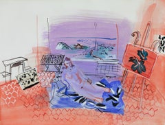 L'Atelier à Vence by Raoul Dufy - Fauvist painter, French