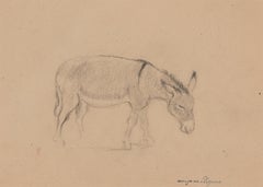 Donkey by Georges Manzana Pissarro - Animal drawing
