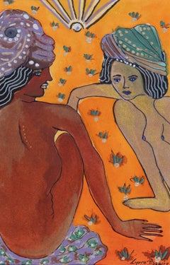 Exchanging dreams by Lyora Pissarro - Work on paper