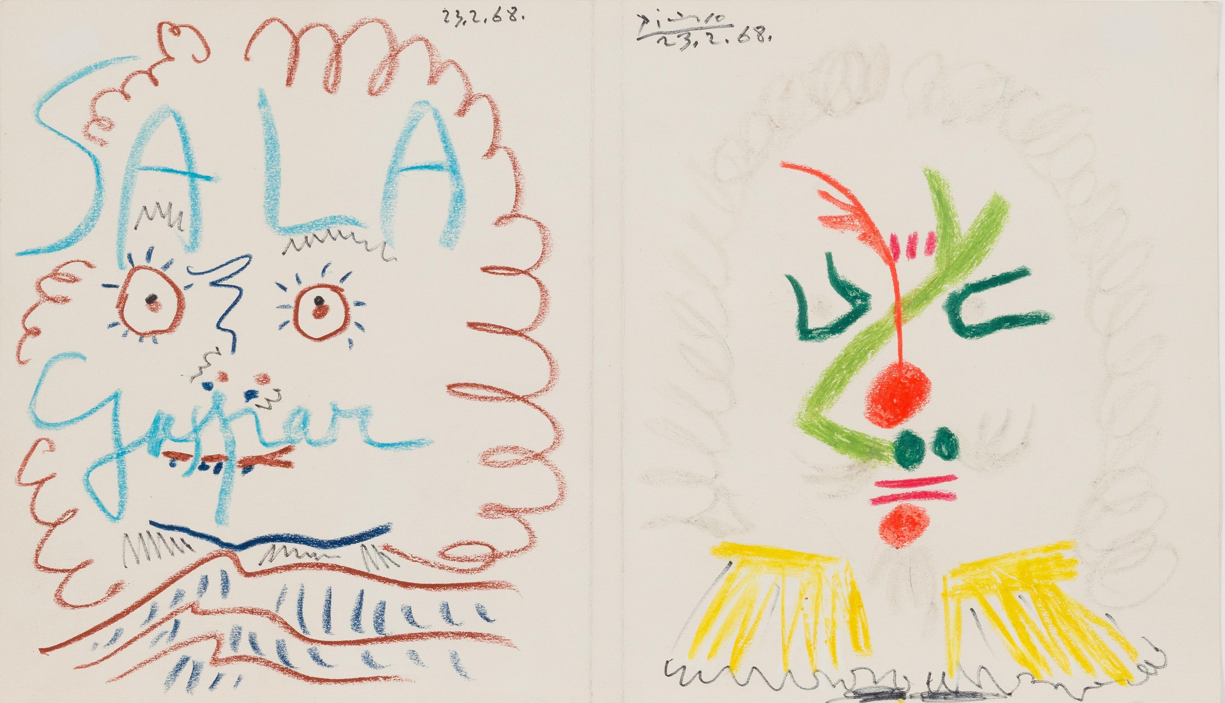 Sala Gaspar by Pablo Picasso - Drawing