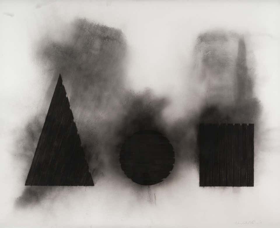 David Nash - Sphere, Cube, Pyramid by David Nash - Work on paper ...