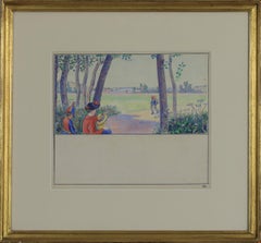 Apparition des Premiers Habitants von Lucien Pissarro