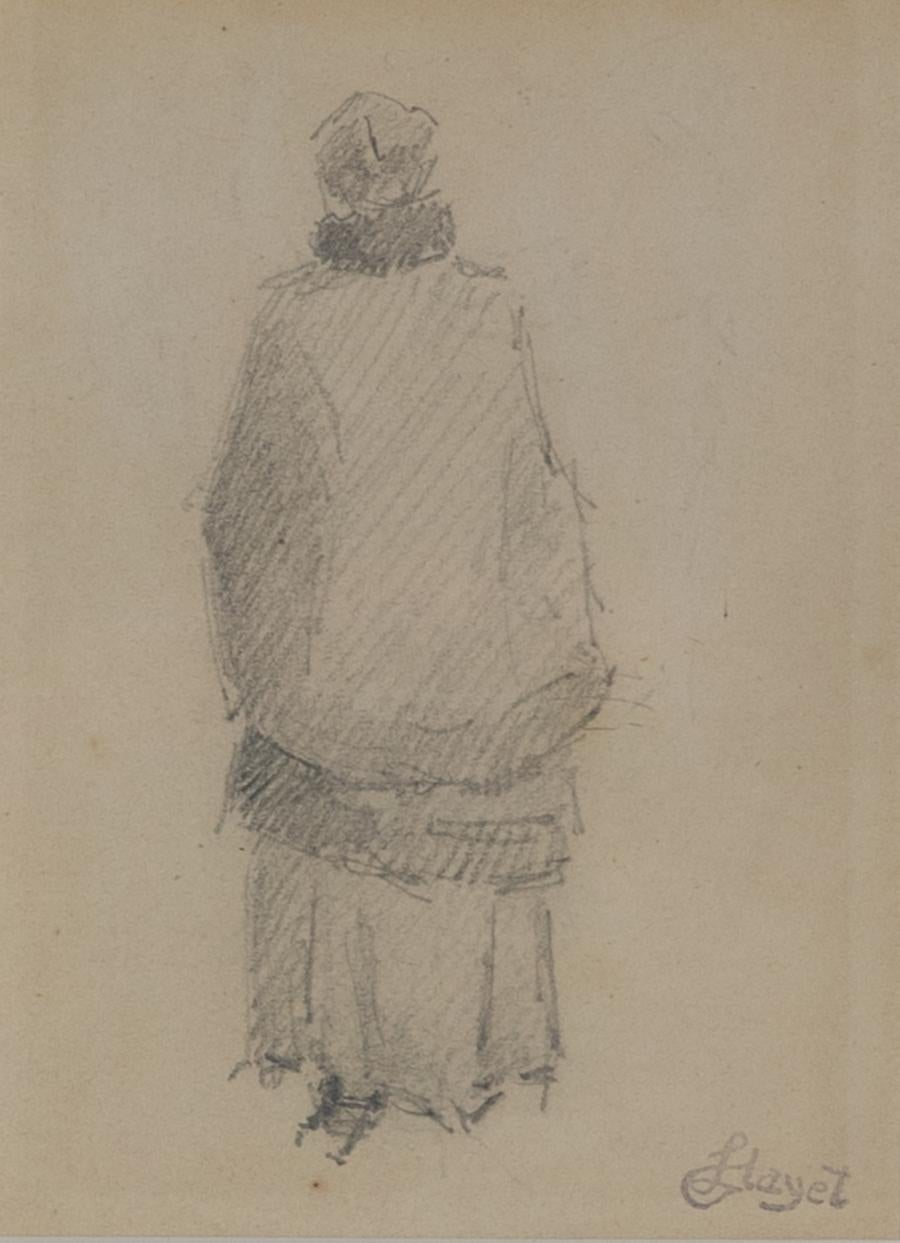 Femme de Dos by Louis Hayet (1864-1940)
Pencil on paper
15 x 11 cm (5 ⁷/₈ x 4 ³/₈ inches)
Signed lower right with the Estate stamp
Executed circa 1887-88

Provenance
JPL Fine Arts, London

Artist biography
Louis Hayet was born to a modest family in