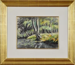 L'Ile des Oiseaux by Paulémile Pissarro - Landscape watercolour