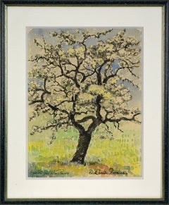 Fleur de Cerisier by Paulémile Pissarro - Cherry tree watercolour