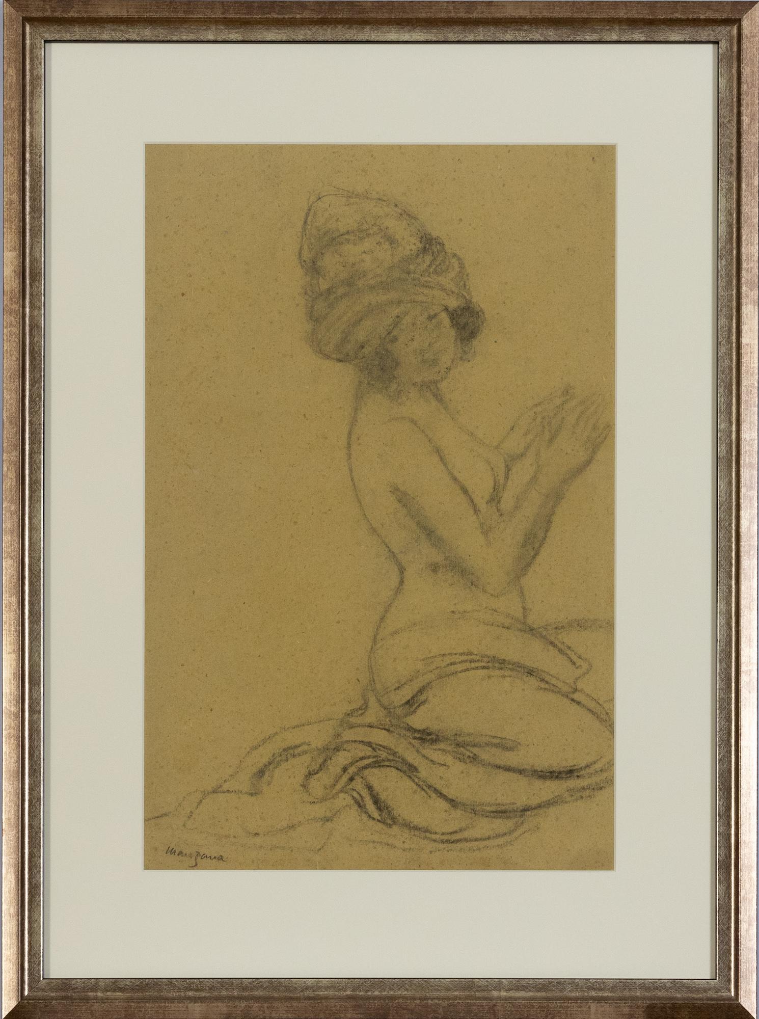 Une Femme Turque by Georges Manzana Pissarro - Work on paper - Art by Georges Henri Manzana Pissarro