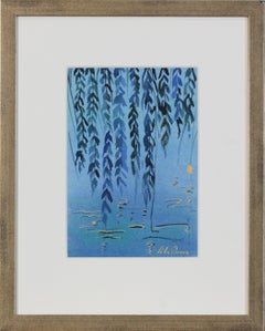 Monet Blue by Lélia Pissarro - Tempera