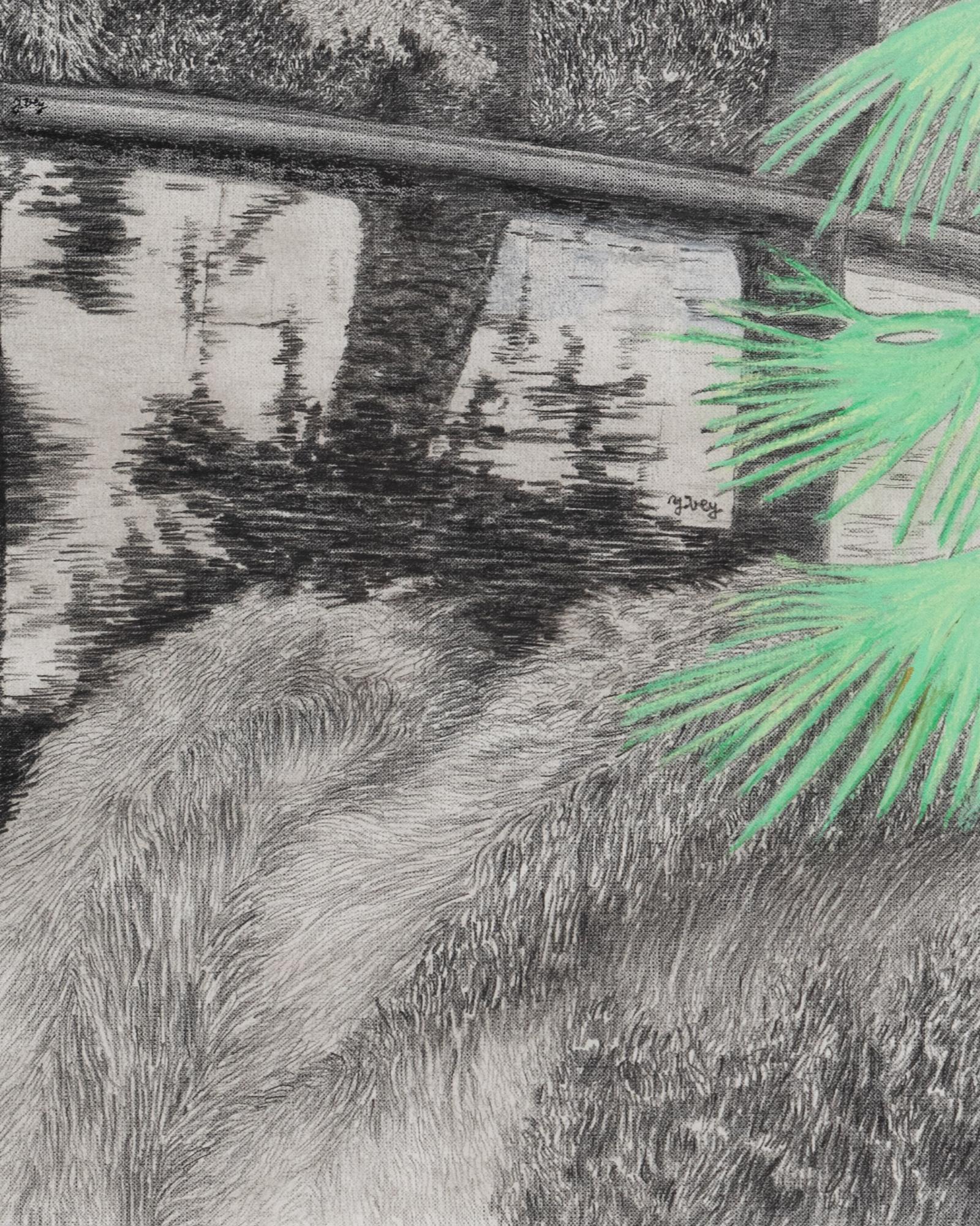Evasion von Yvon Pissarro - Zeitgenössisches Werk auf Papier im Angebot 3
