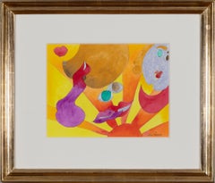 Sunny Side Up von Lélia Pissarro - Abstraktes, zeitgenössisches Werk auf Papier