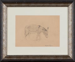 Donkey by Georges Manzana Pissarro - Animal drawing