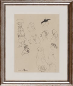 Red Lips by Georges Manzana Pissarro - Drawing