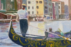 La Gondole de Pedro, Venise by H. Claude Pissarro - River scene