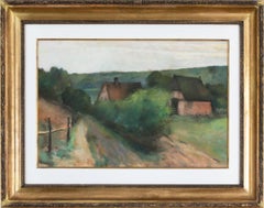 Landscape by Lesser Ury - Pastel on paper