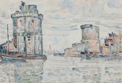 La Rochelle. Sortie du port by Paul Signac - Watercolour on paper