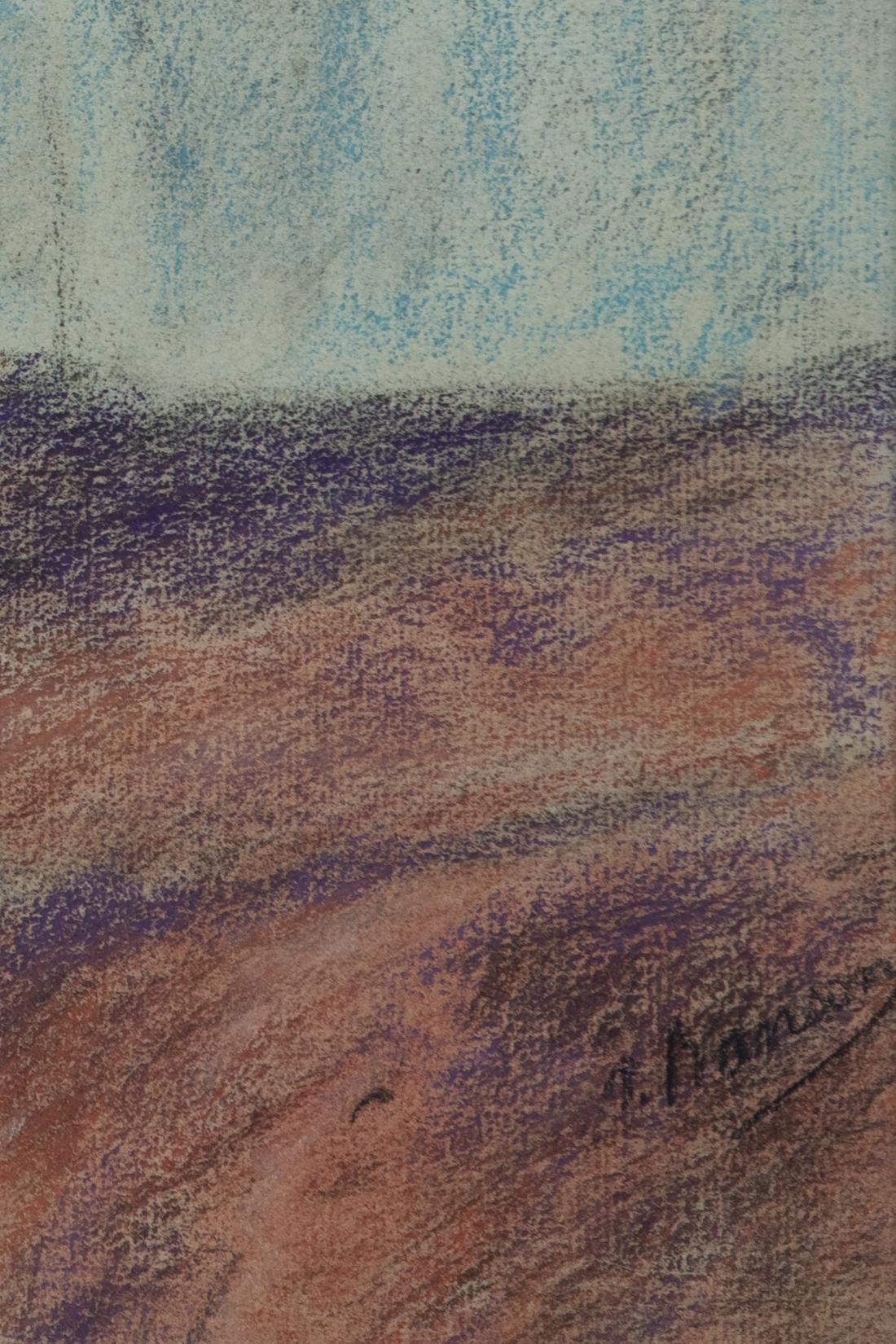 Jarrón de flores de Paul Ranson (1864-1909)
Pastel sobre papel
46,5 x 41,5 cm (18 ¹/₄ x 16 ³/₈ pulgadas)
Firmado abajo a la derecha, P. Ranson
Ejecutado hacia 1900

Procedencia
Neffe-Degandt, Londres

Este pastel representa un ramo de flores