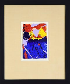 Sklye von Sam Francis – Gemälde, Acryl, Abstrakte Kunst