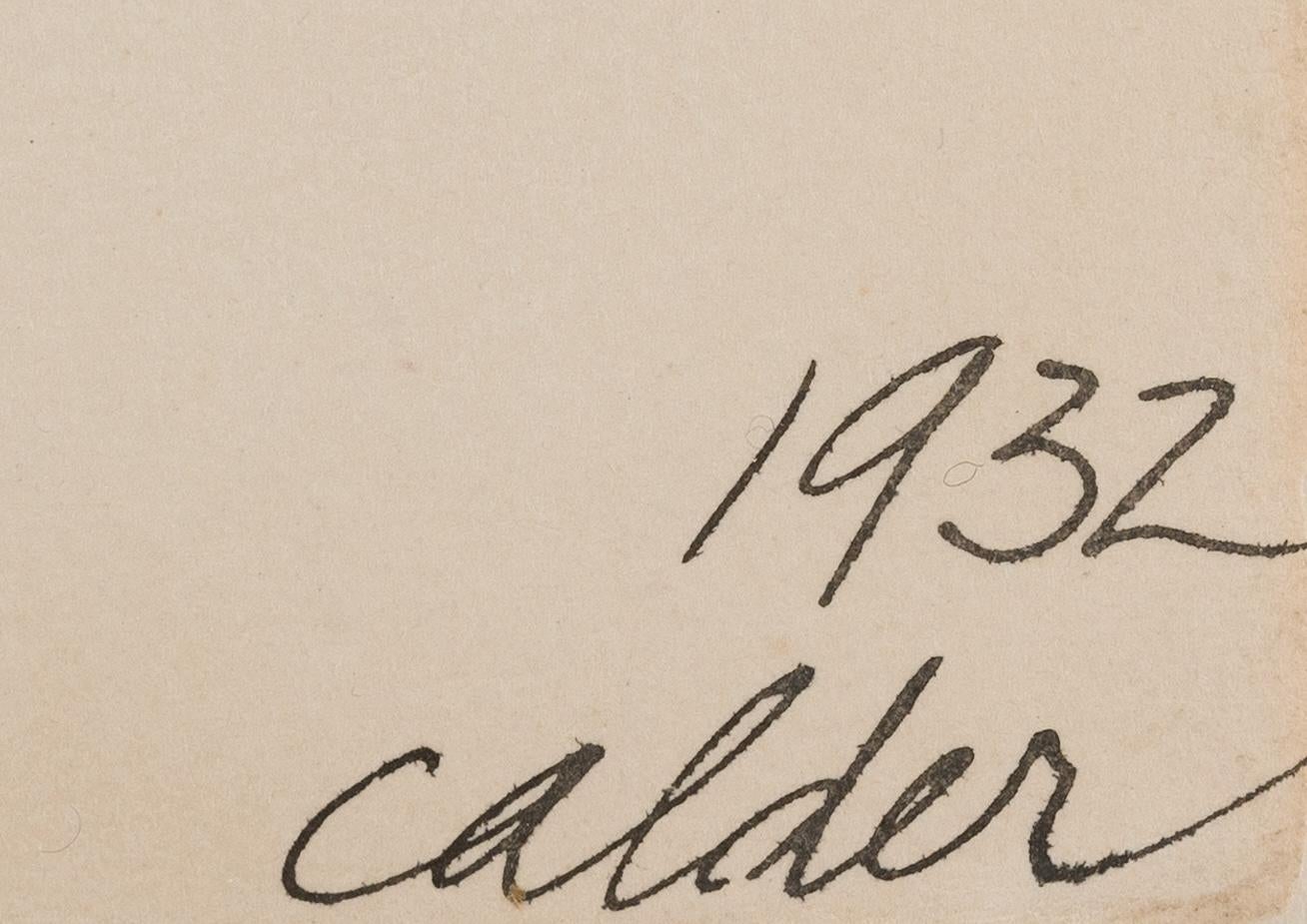 The acrobats by Alexander Calder - Work on paper, Drawing, Ink on paper For Sale 3