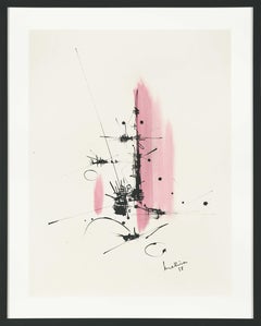 Composition by Georges Mathieu - Abstract and Modern artwork, Work on paper
