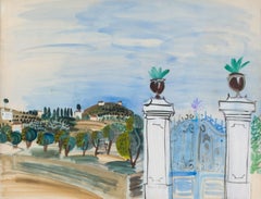 Le Portail de Provence by Raoul Dufy - Landscape, Work on Paper, Gouache, Art