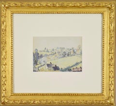 Ink Landscape Drawings and Watercolors