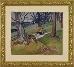 Post-Impressionist Landscape Drawings and Watercolors