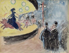 Figurative Drawings and Watercolors