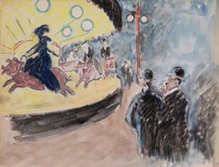 Early 1900s Drawings and Watercolor Paintings