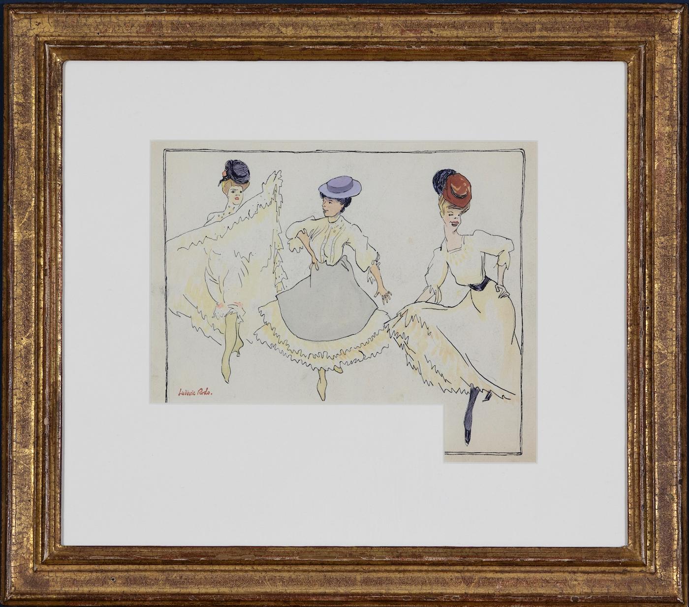 Les Danseuses di Ludovic-Rodo Pissarro - Acquerello in vendita 1