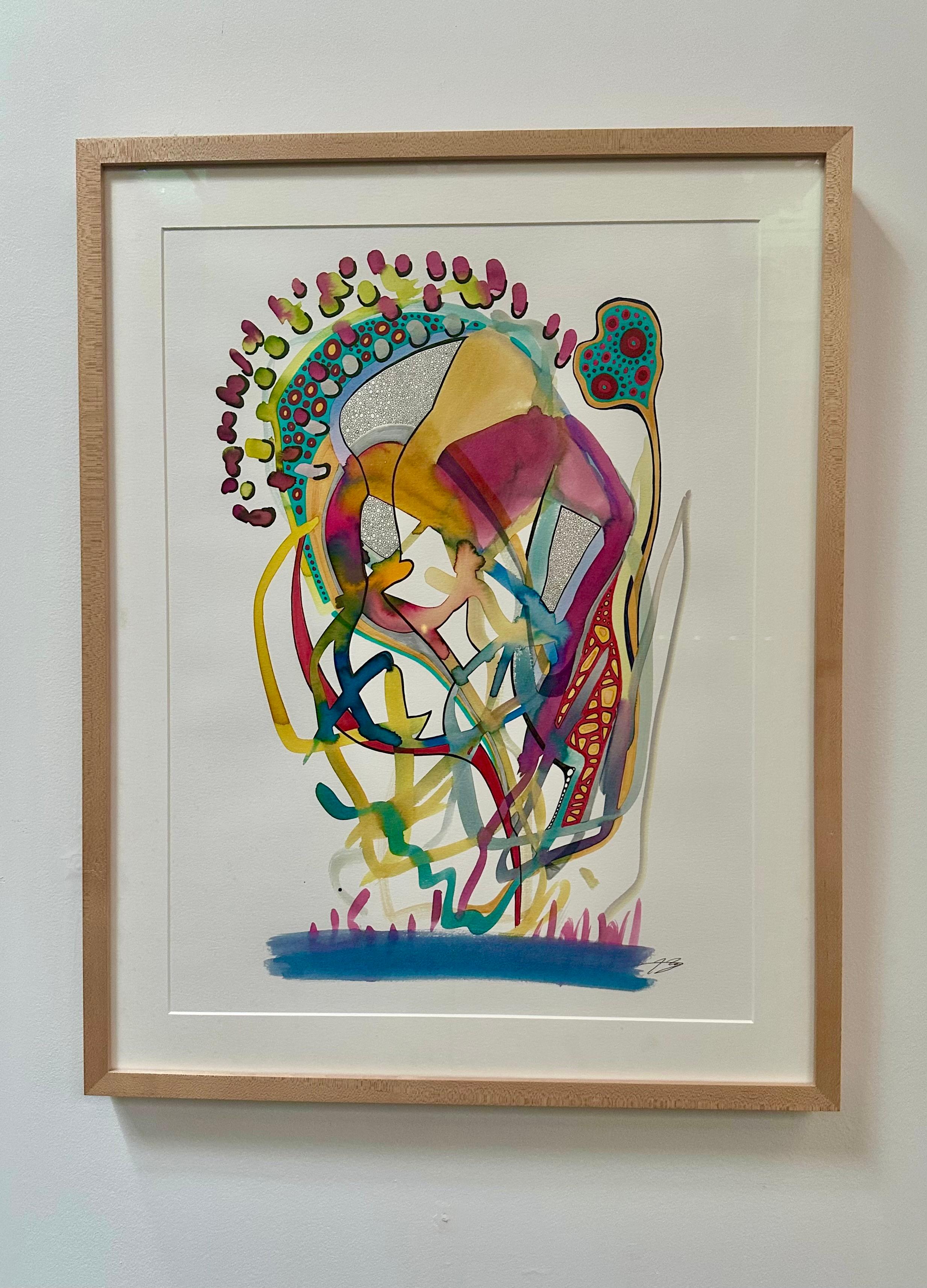 Una floración única - Art Contemporáneo de Robert Bentley