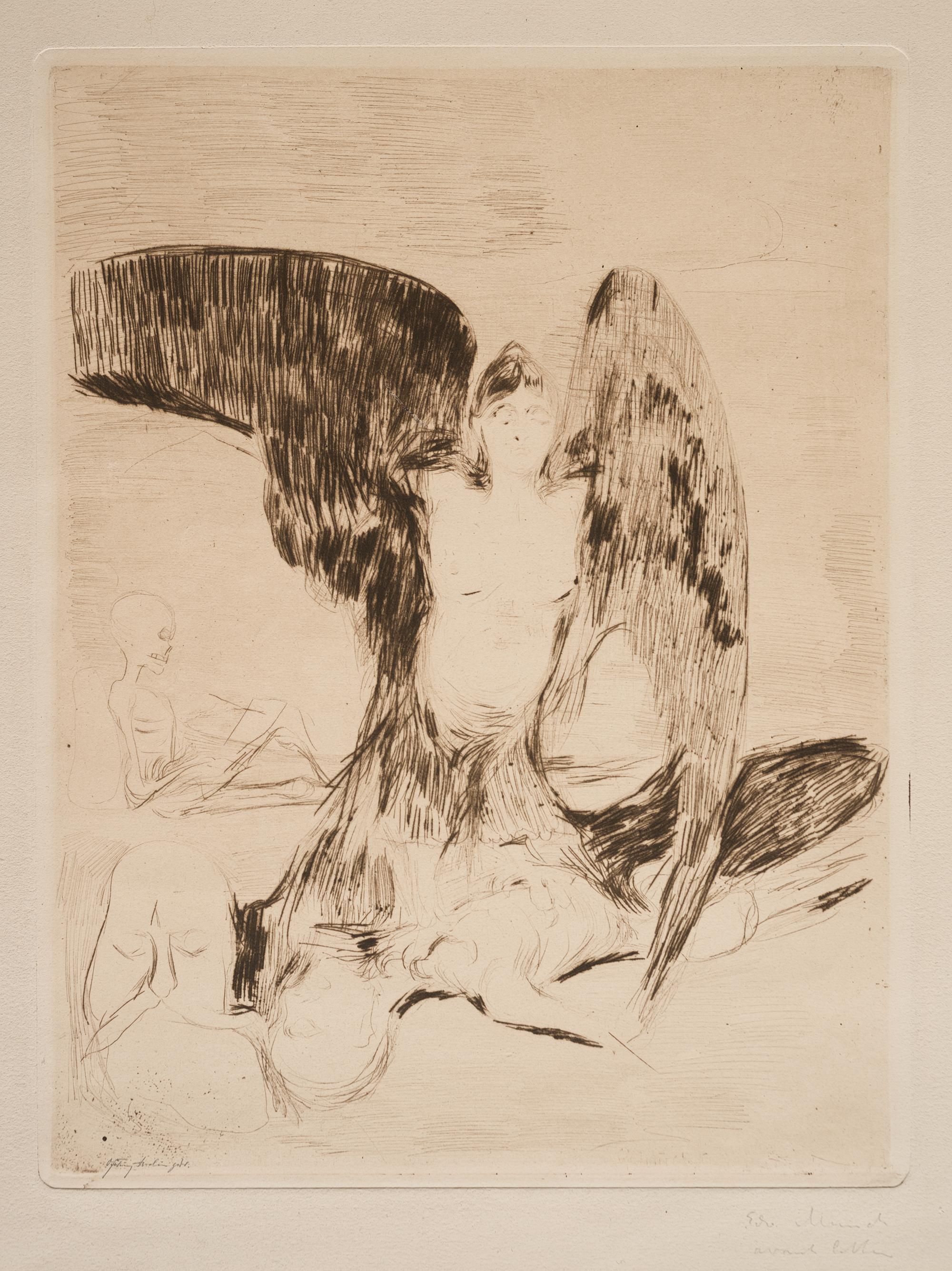 Edvard Munch Abstract Print - Harpy