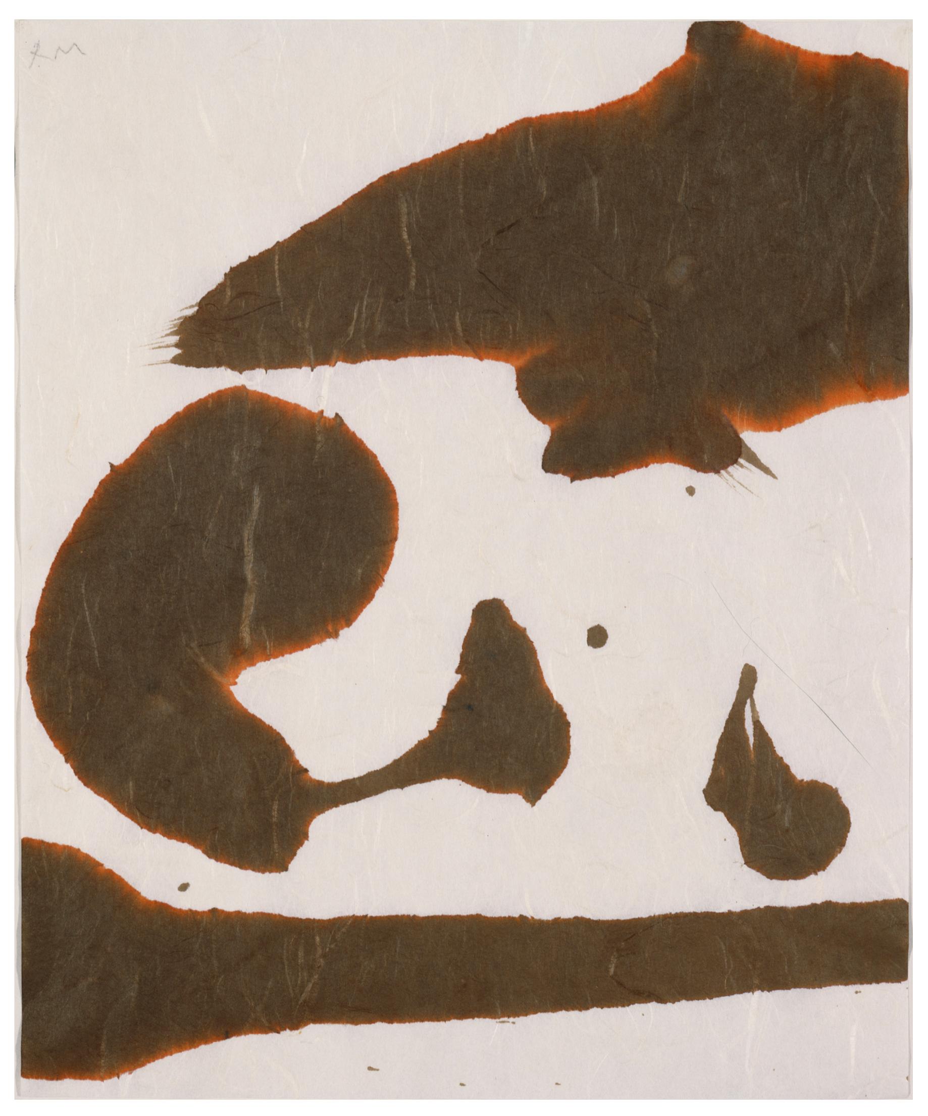 Abstract Drawing Robert Motherwell - Suite lyrique