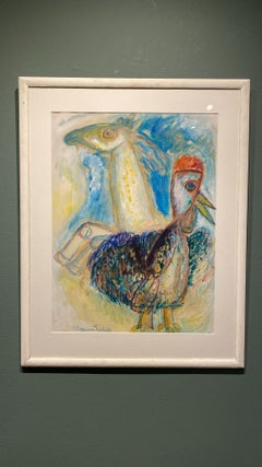 Horse and bird