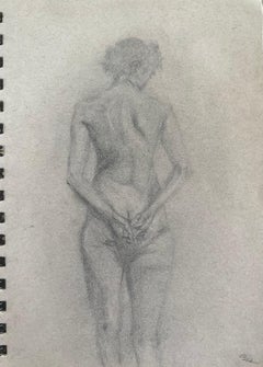 Pencil Nude Drawings and Watercolors