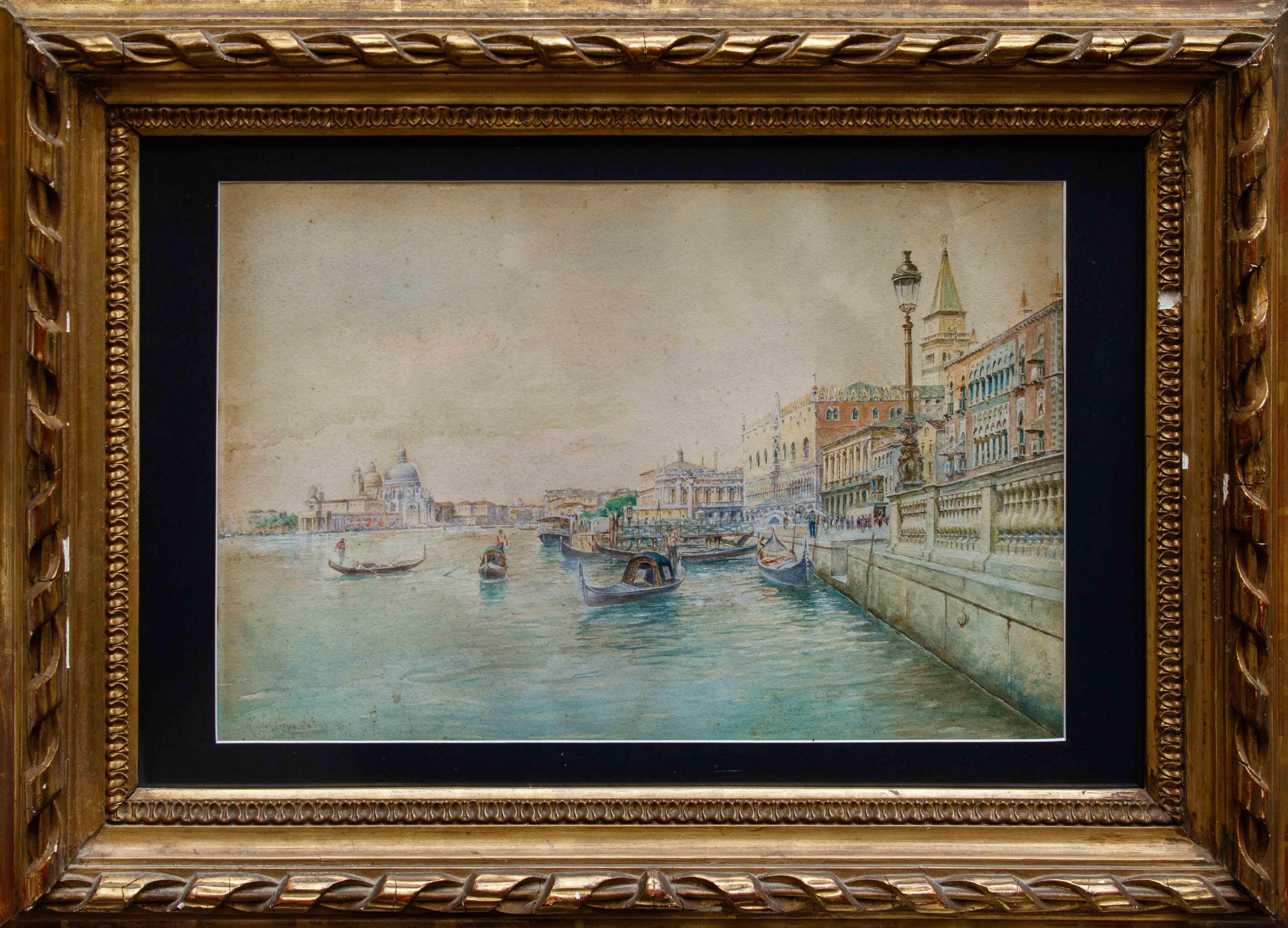 Rafael Senet y Pérez (Seville 1856 - Madrid 1926)

Venice, Doges Palace

watercolor on cardboard, 35 x 50 cm

Signed lower left: Rafael Pérez y Senet

The work, a view of the Doge's Palace in Venice, is by the hand of Rafael Senet y Pérez, a painter
