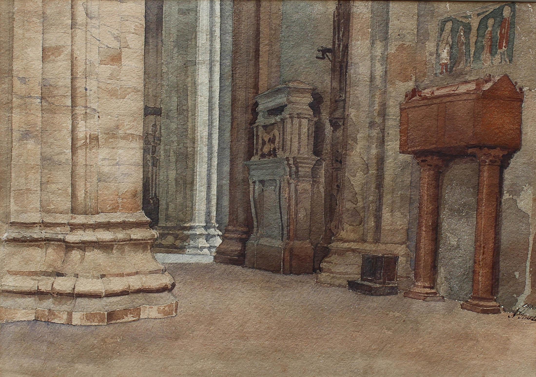 by Ambrogio Seveso, The Tombs of the Cathedral For Sale 3