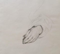 Study of a hand; preparatory work for the painting Jewish Bride in Morocco, 1867