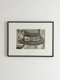 Marie-Thérèse BOURRAT (geb. 1938), The Hat, 1970, Aquarell